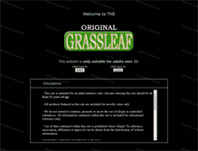Tablet Screenshot of grassleaf.com
